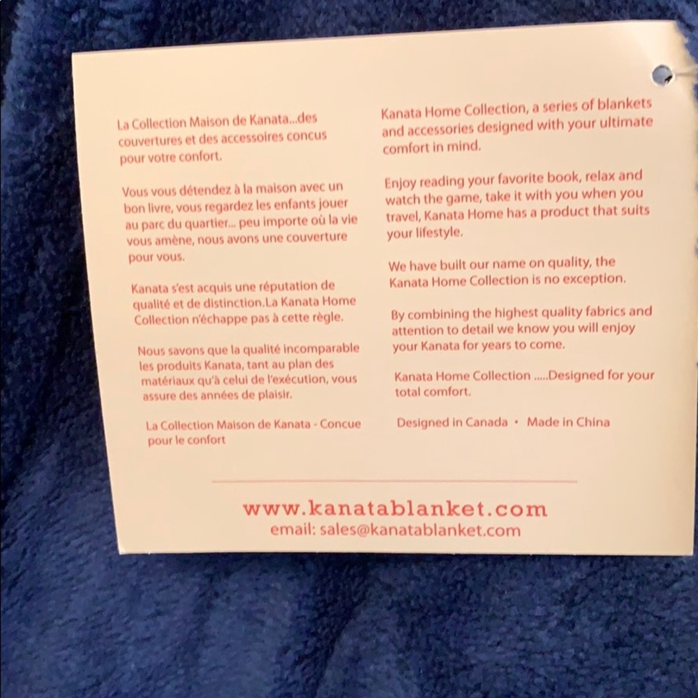 Disney Blue Blanket - Picture 5 of 5